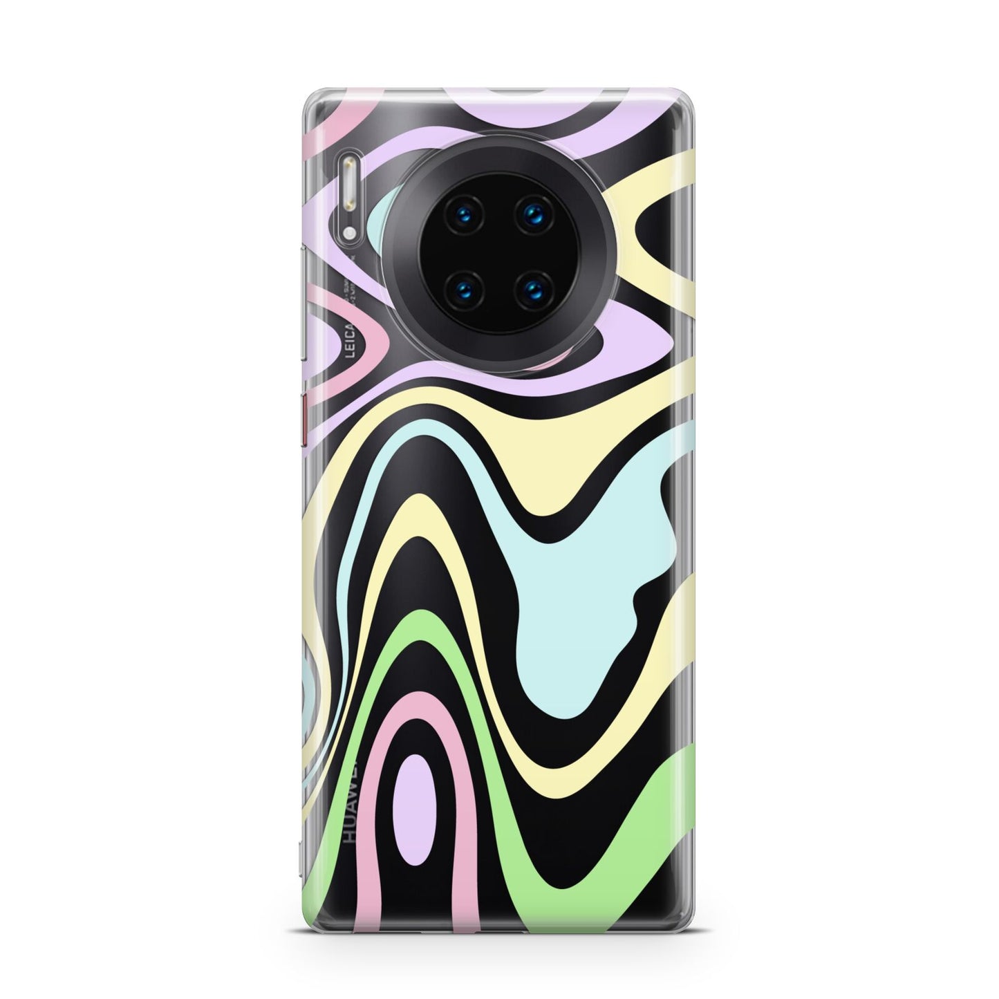 Transparent Swirl Huawei Mate 30 Pro Phone Case