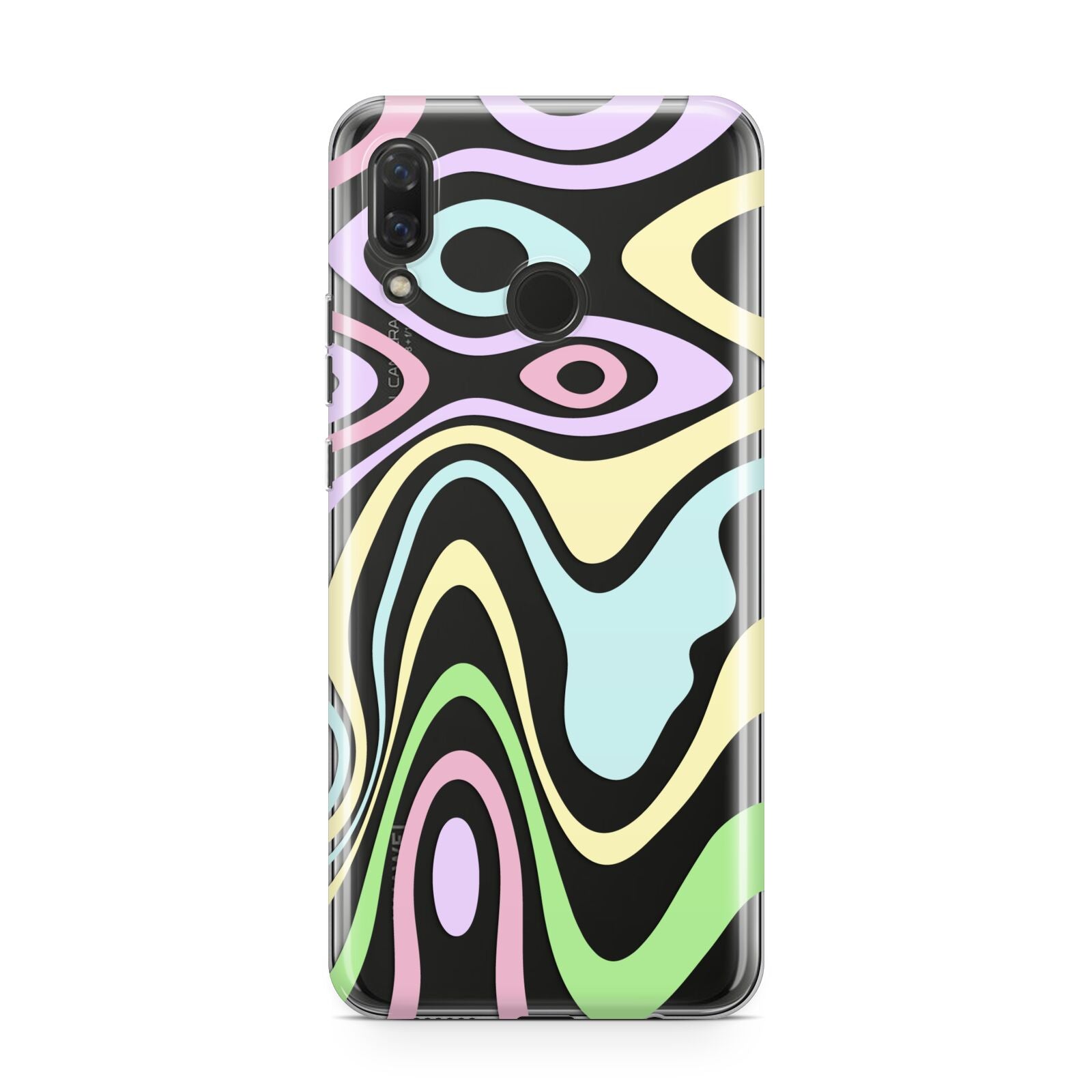 Transparent Swirl Huawei Nova 3 Phone Case