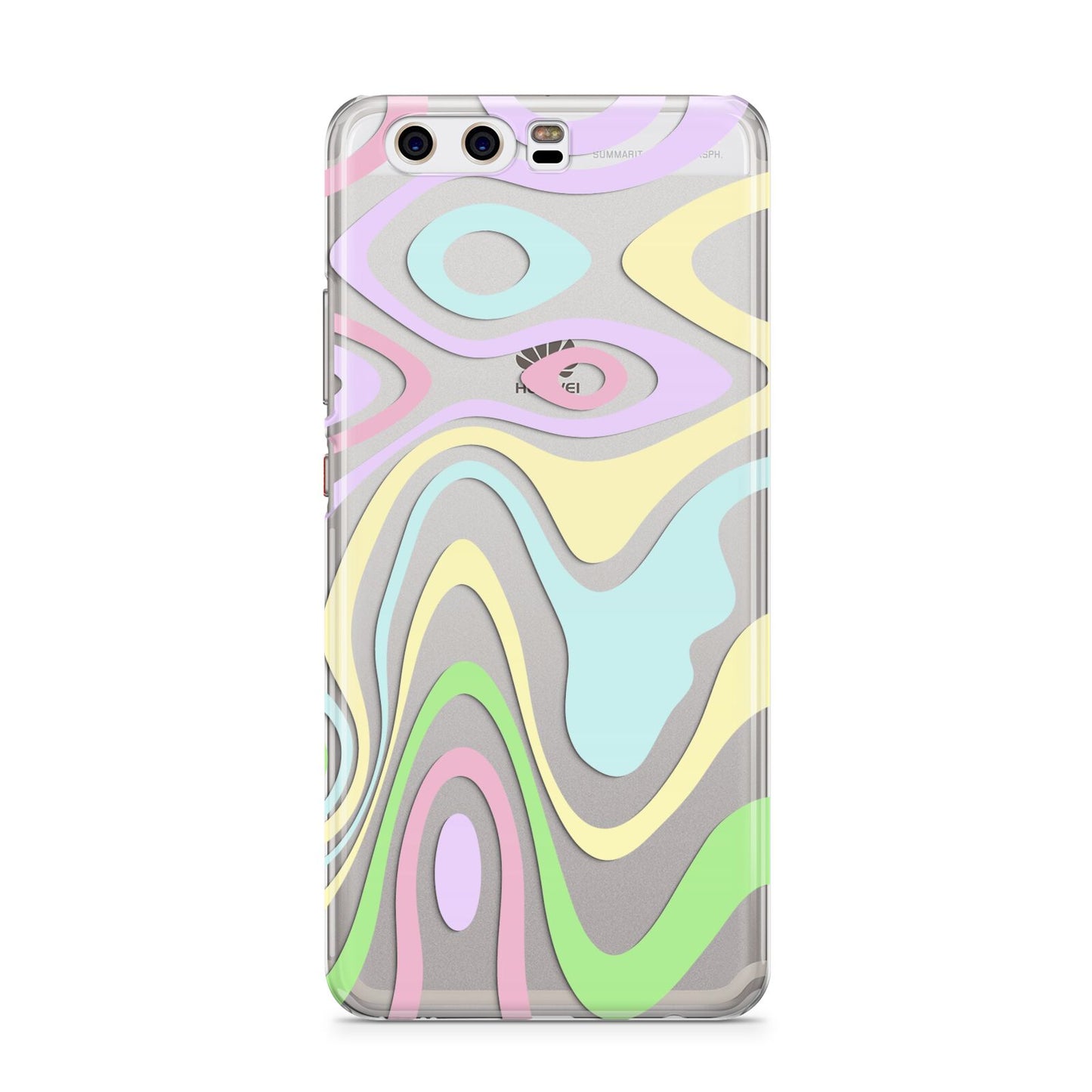 Transparent Swirl Huawei P10 Phone Case