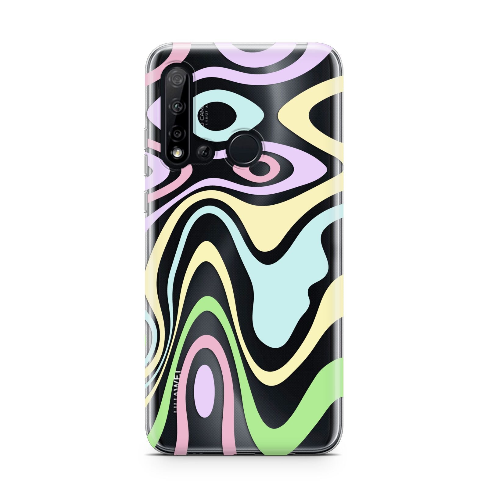 Transparent Swirl Huawei P20 Lite 5G Phone Case