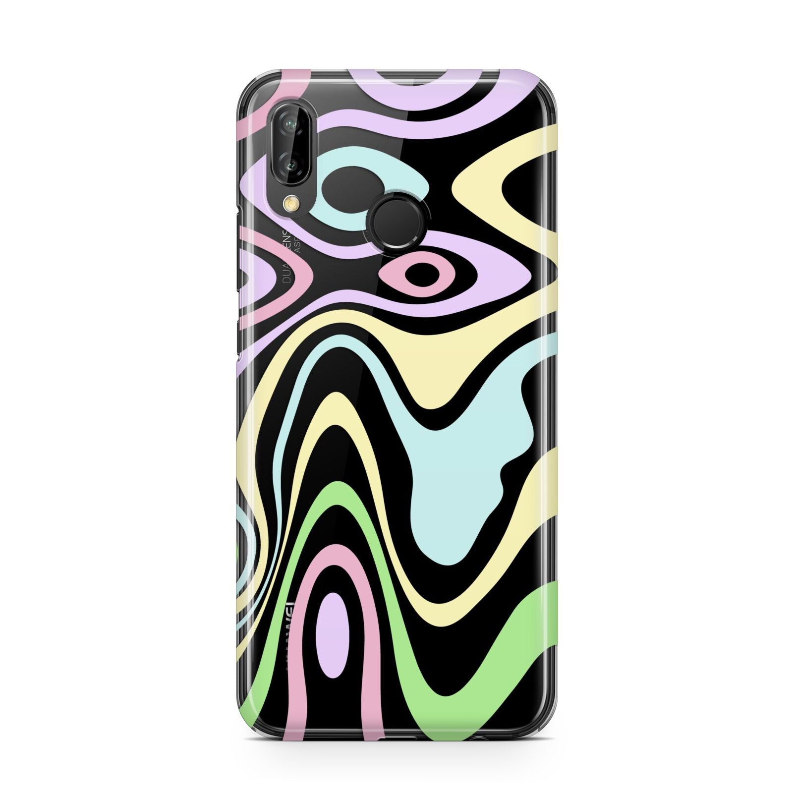 Transparent Swirl Huawei P20 Lite Phone Case