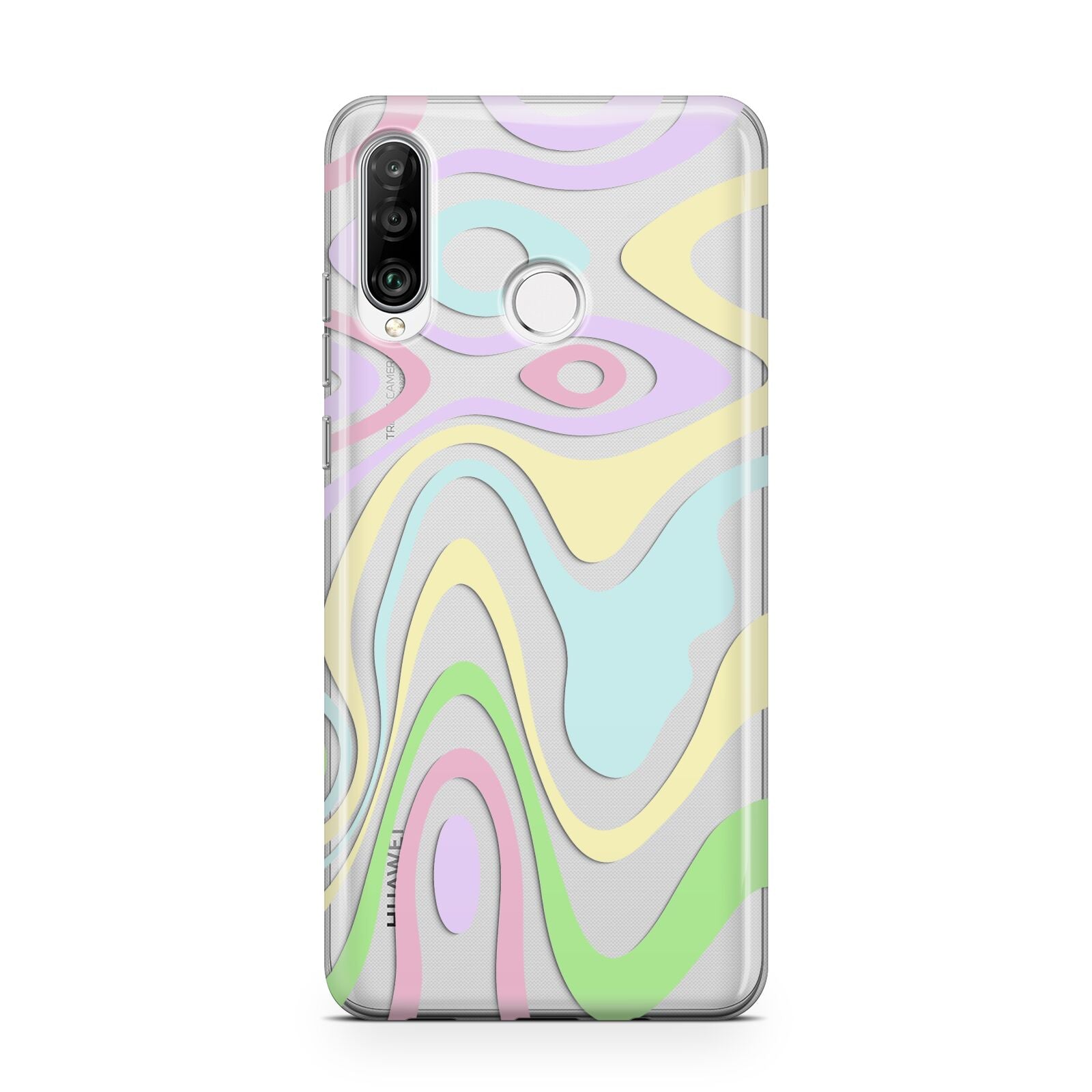 Transparent Swirl Huawei P30 Lite Phone Case