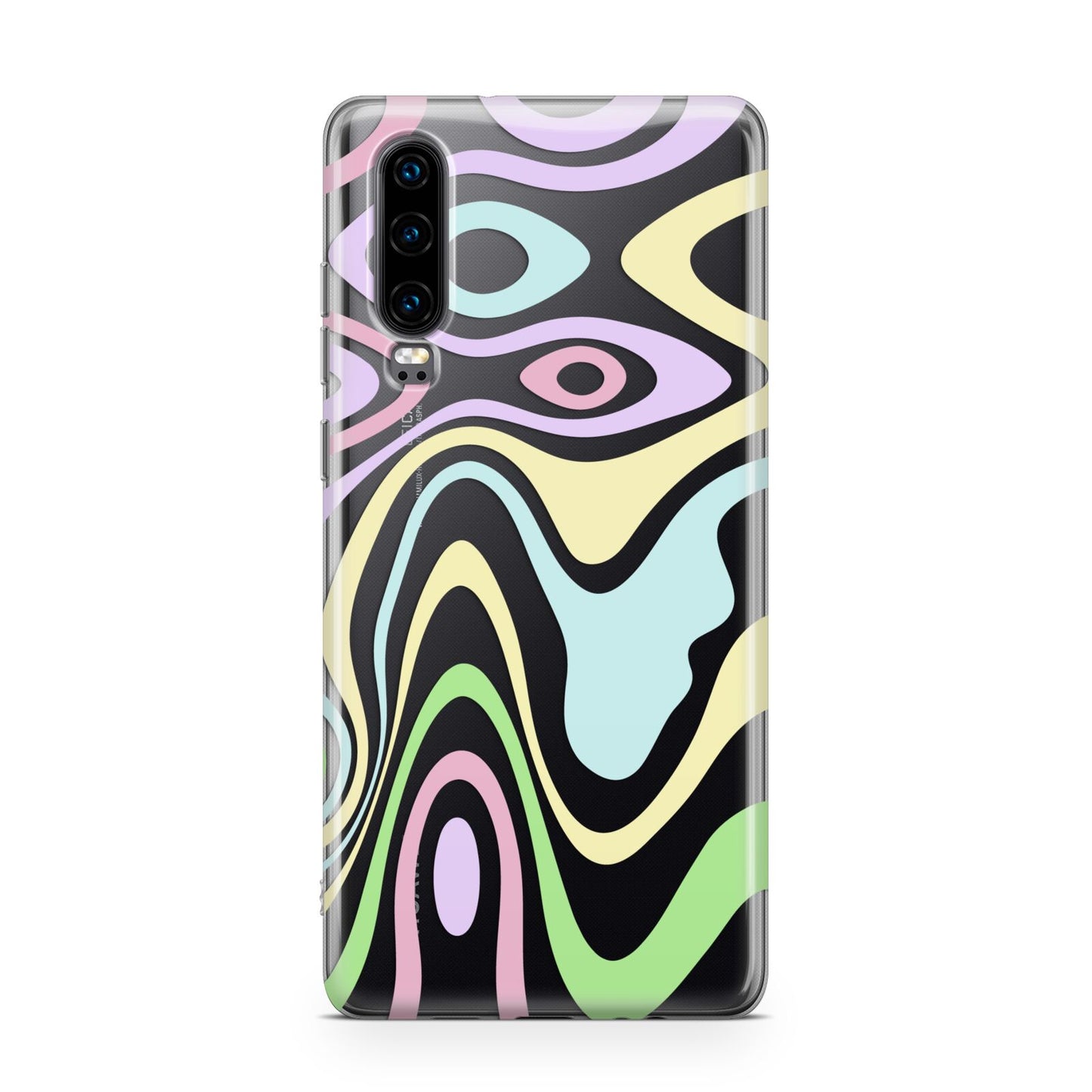 Transparent Swirl Huawei P30 Phone Case