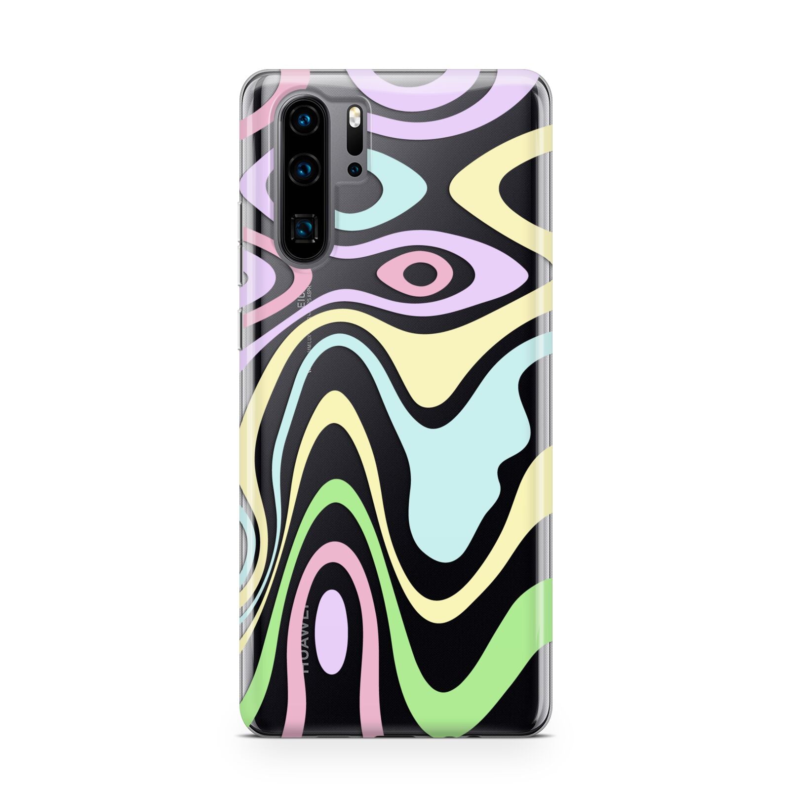 Transparent Swirl Huawei P30 Pro Phone Case