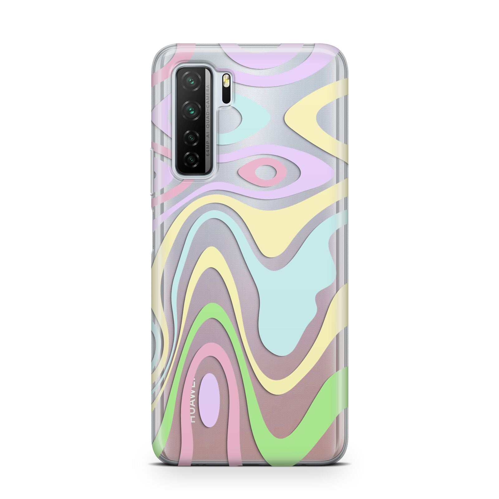 Transparent Swirl Huawei P40 Lite 5G Phone Case