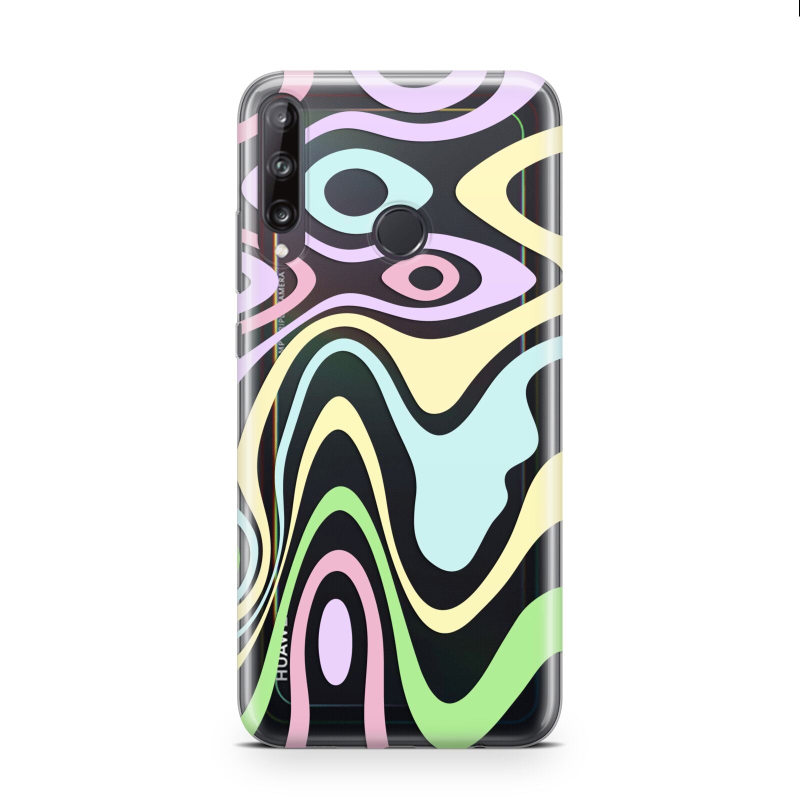 Transparent Swirl Huawei P40 Lite E Phone Case