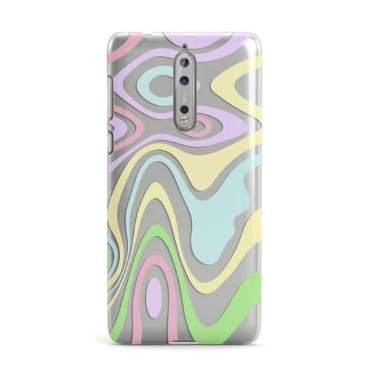 Transparent Swirl Nokia Case