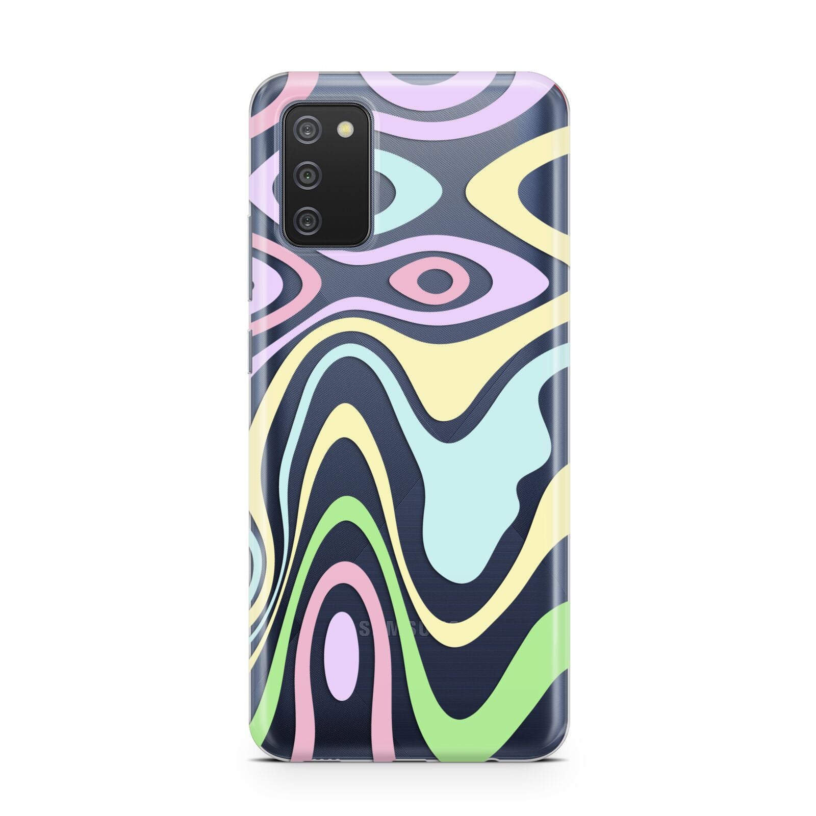 Transparent Swirl Samsung A02s Case