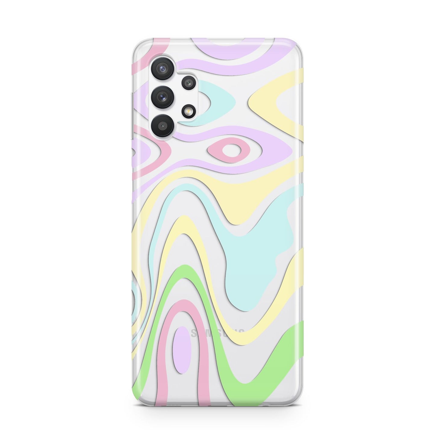 Transparent Swirl Samsung A32 5G Case