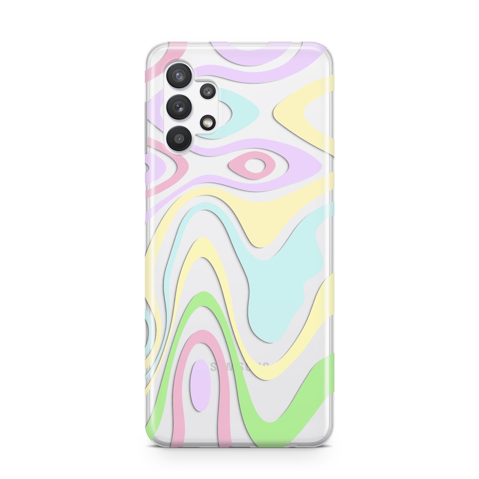 Transparent Swirl Samsung A32 5G Case