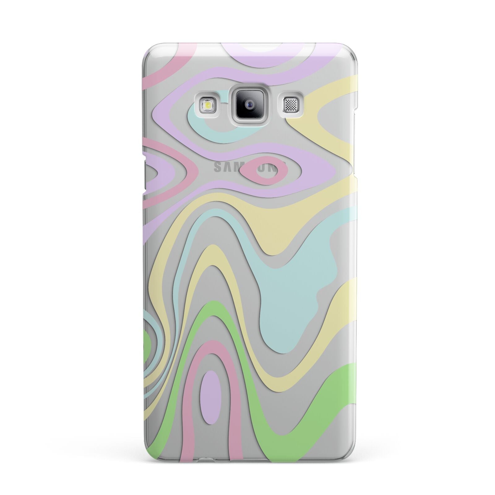 Transparent Swirl Samsung Galaxy A7 2015 Case