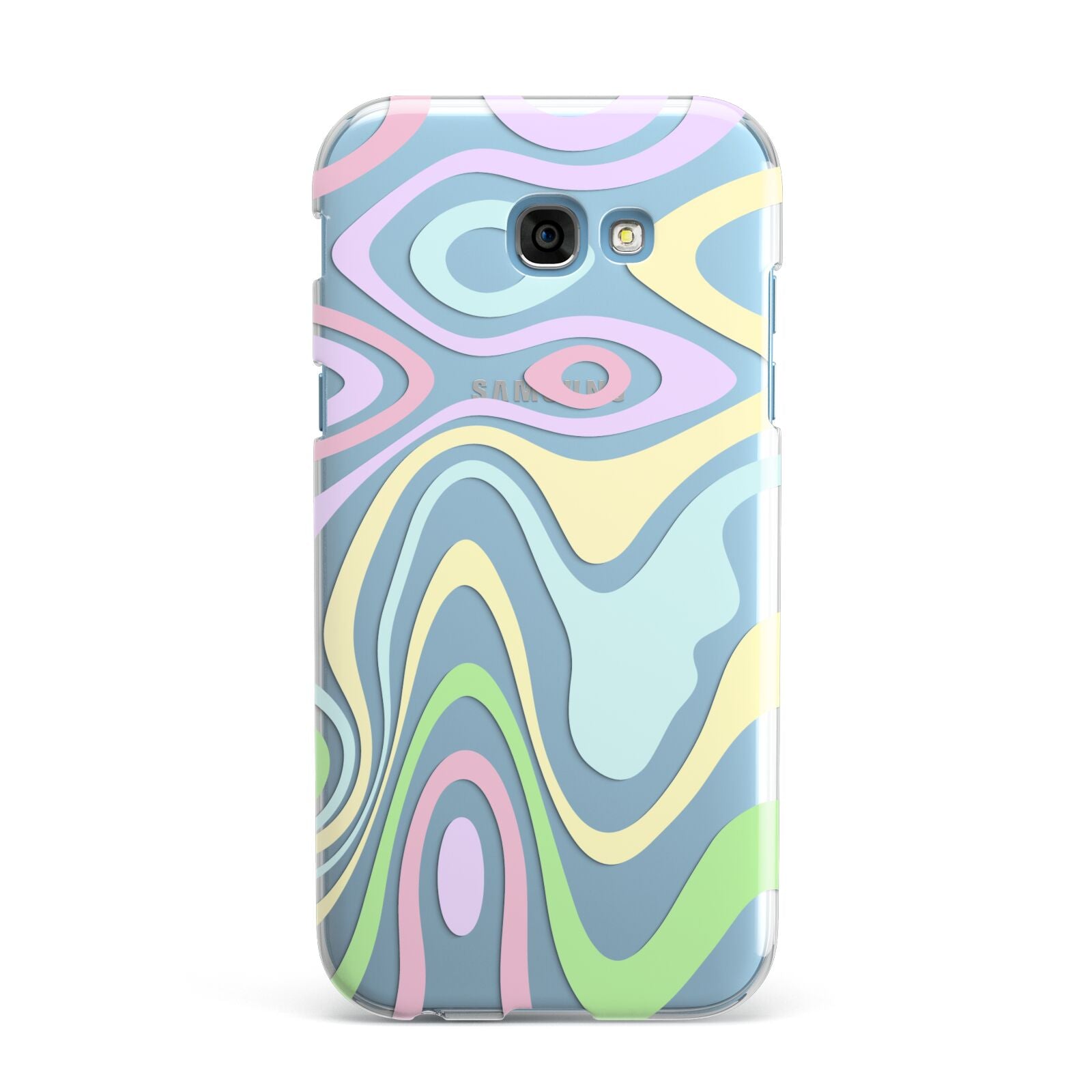 Transparent Swirl Samsung Galaxy A7 2017 Case