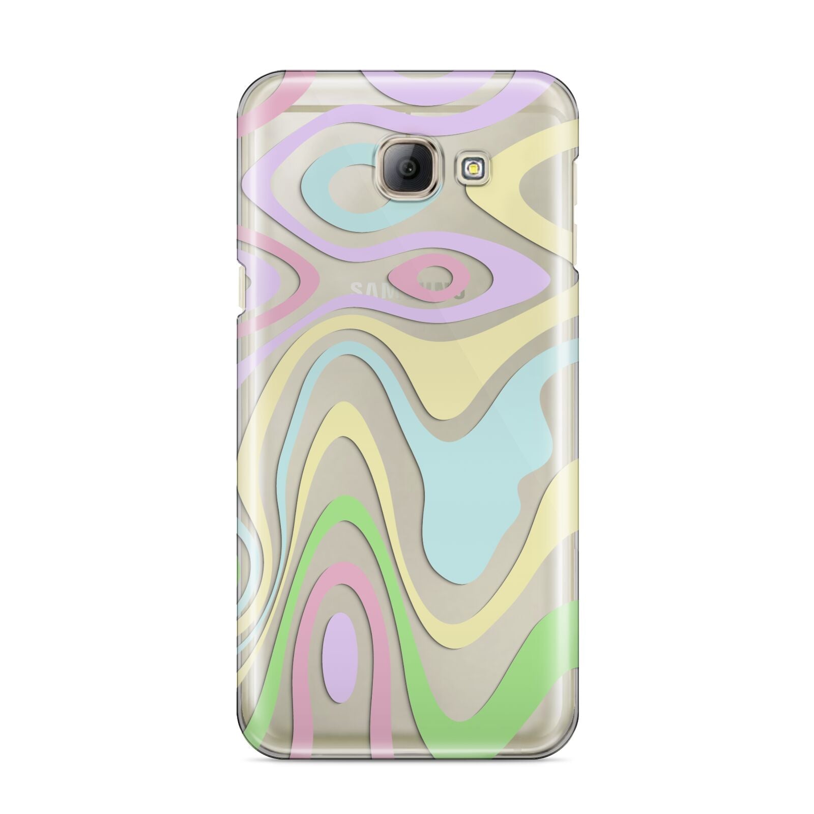 Transparent Swirl Samsung Galaxy A8 2016 Case