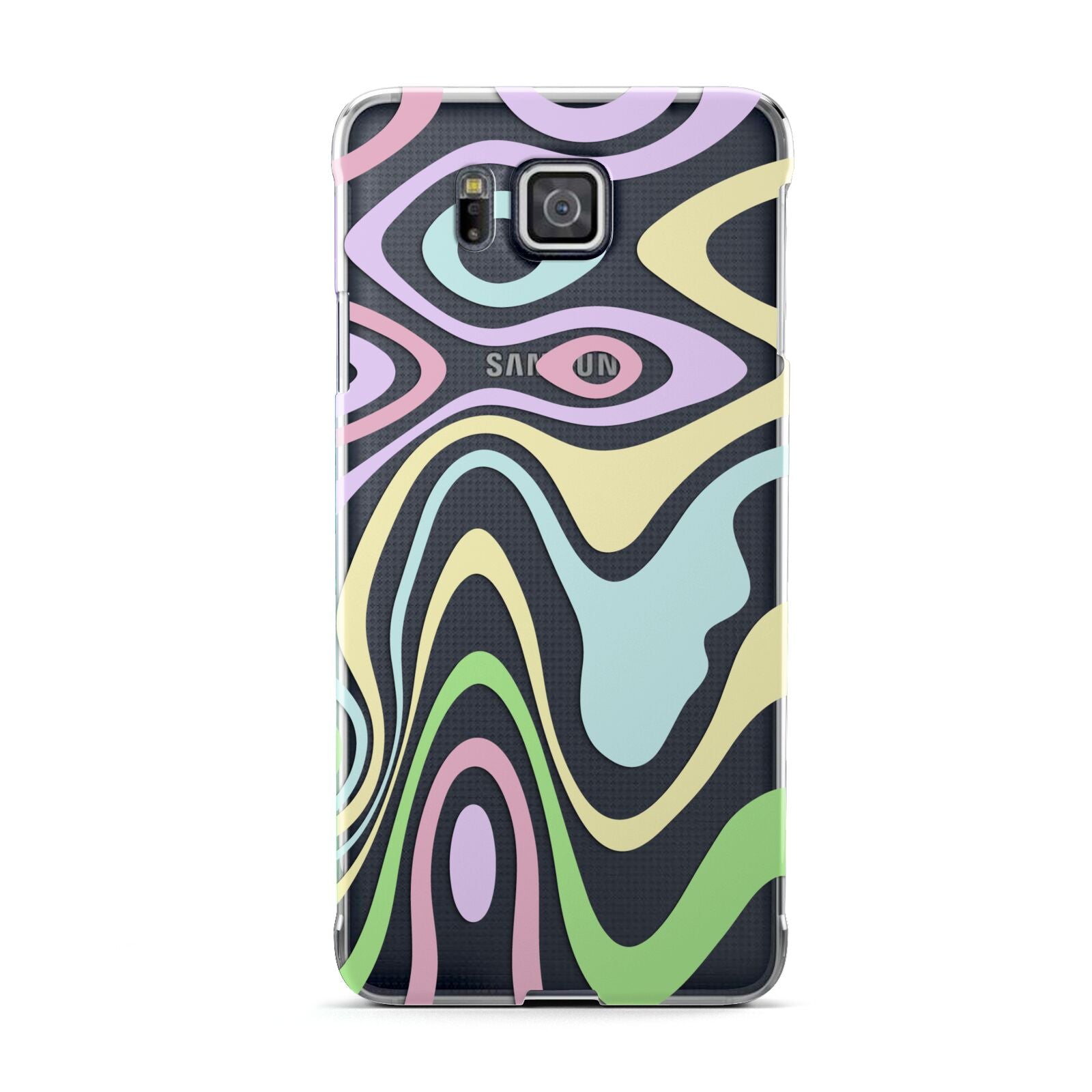 Transparent Swirl Samsung Galaxy Alpha Case