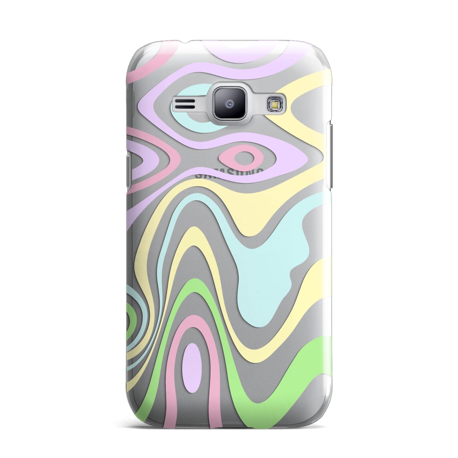 Transparent Swirl Samsung Galaxy J1 2015 Case