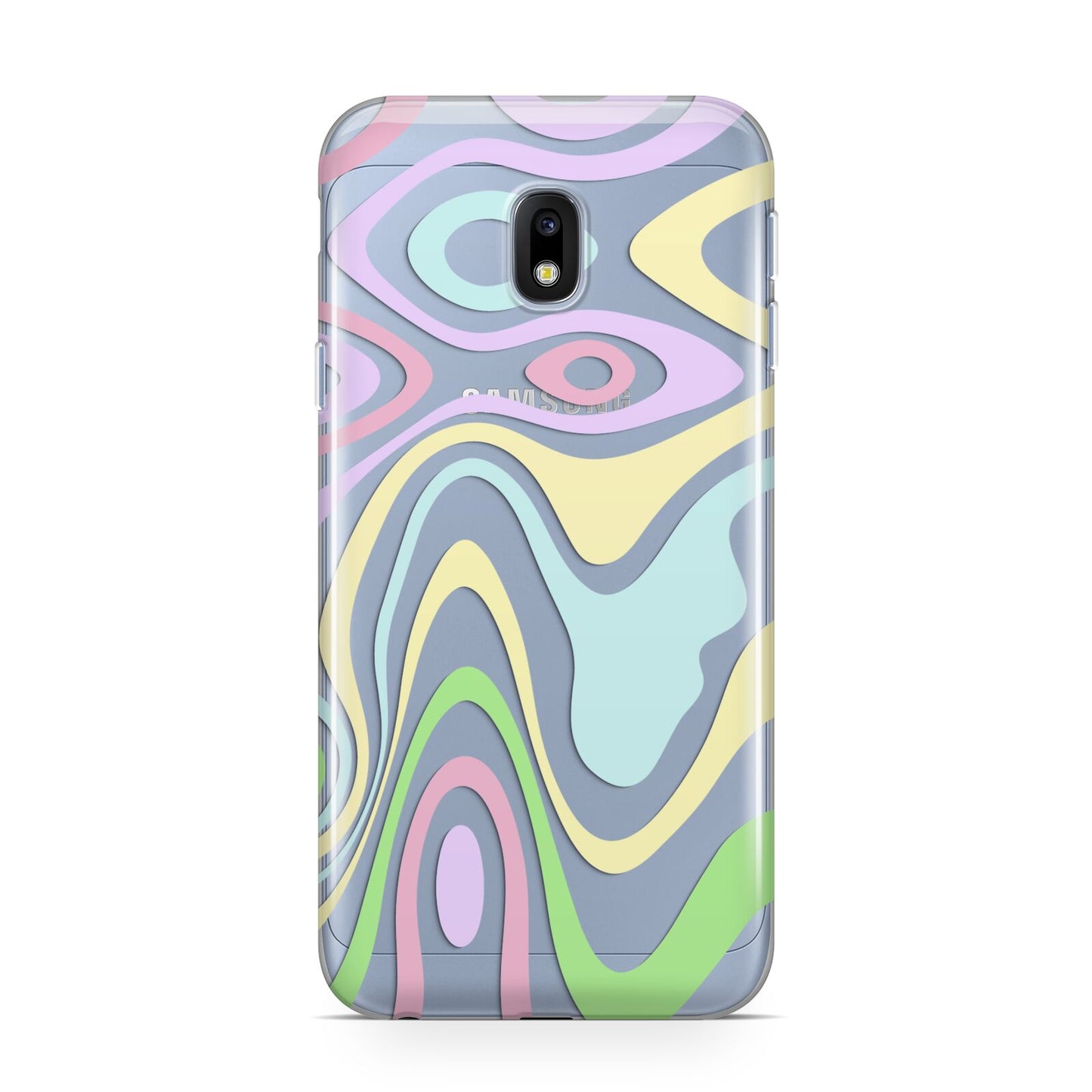 Transparent Swirl Samsung Galaxy J3 2017 Case