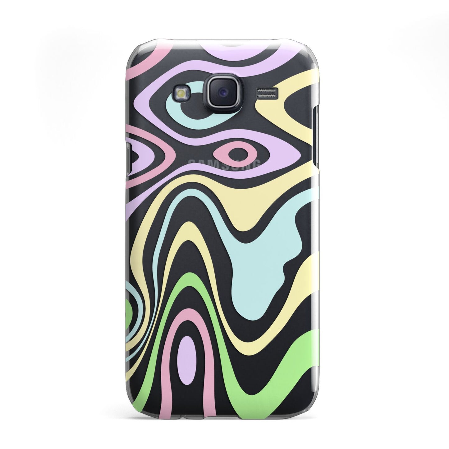 Transparent Swirl Samsung Galaxy J5 Case