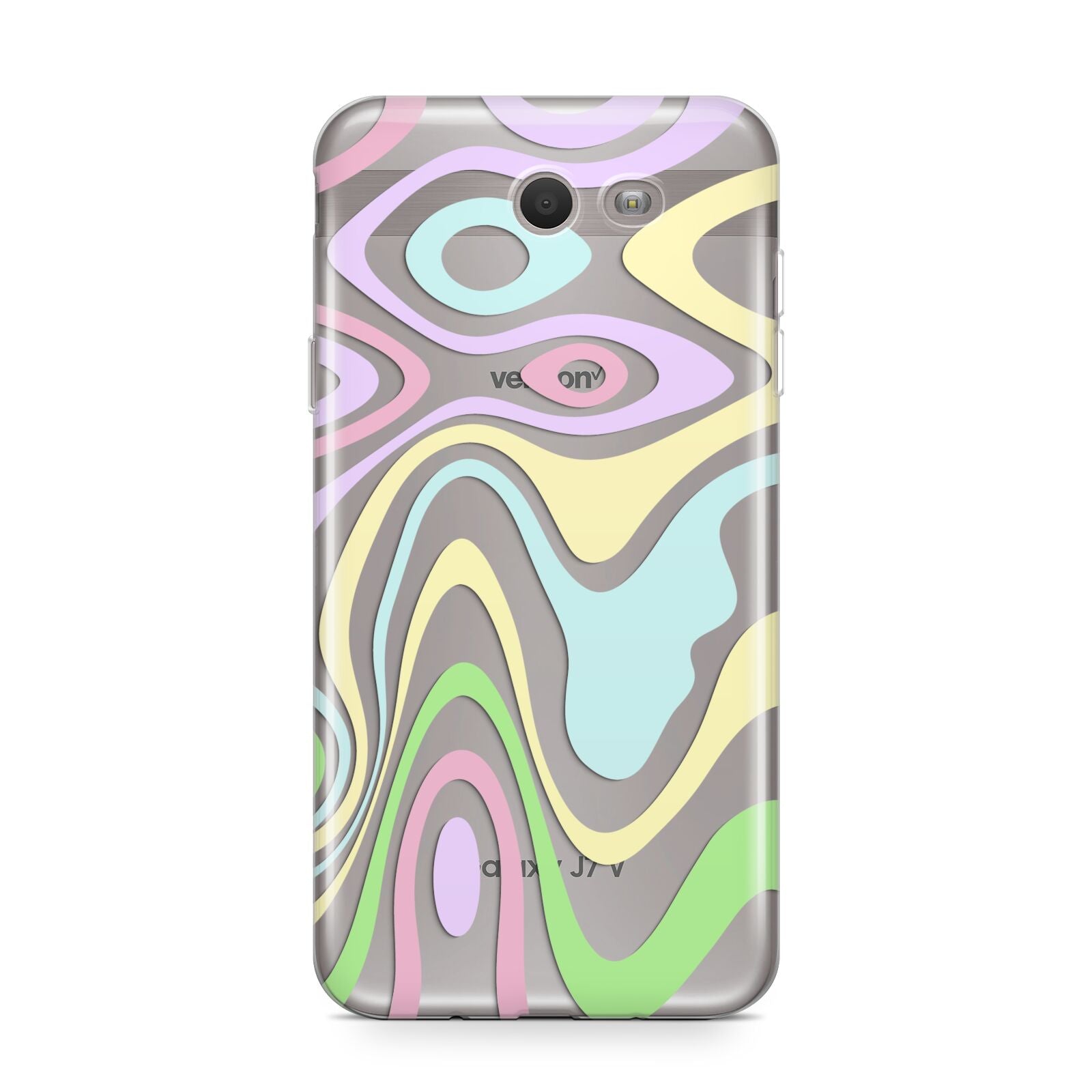 Transparent Swirl Samsung Galaxy J7 2017 Case