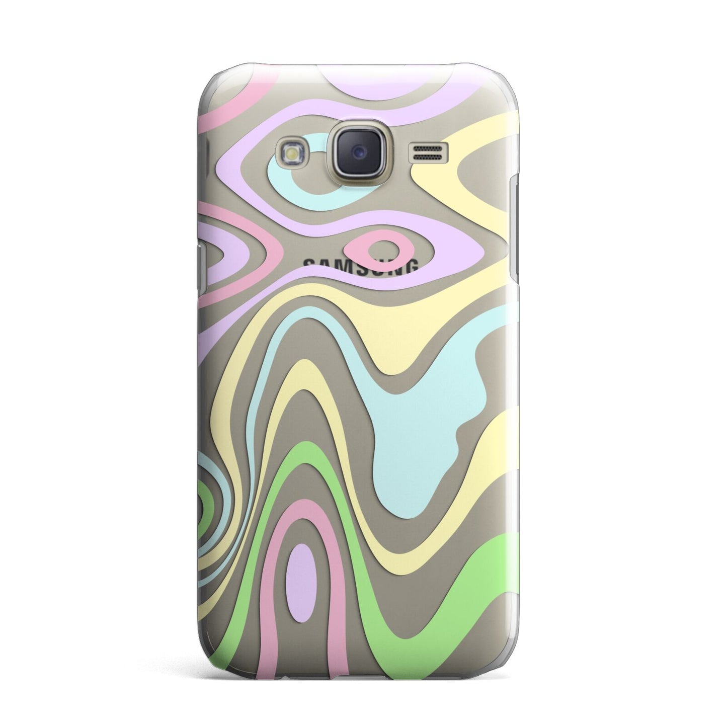 Transparent Swirl Samsung Galaxy J7 Case