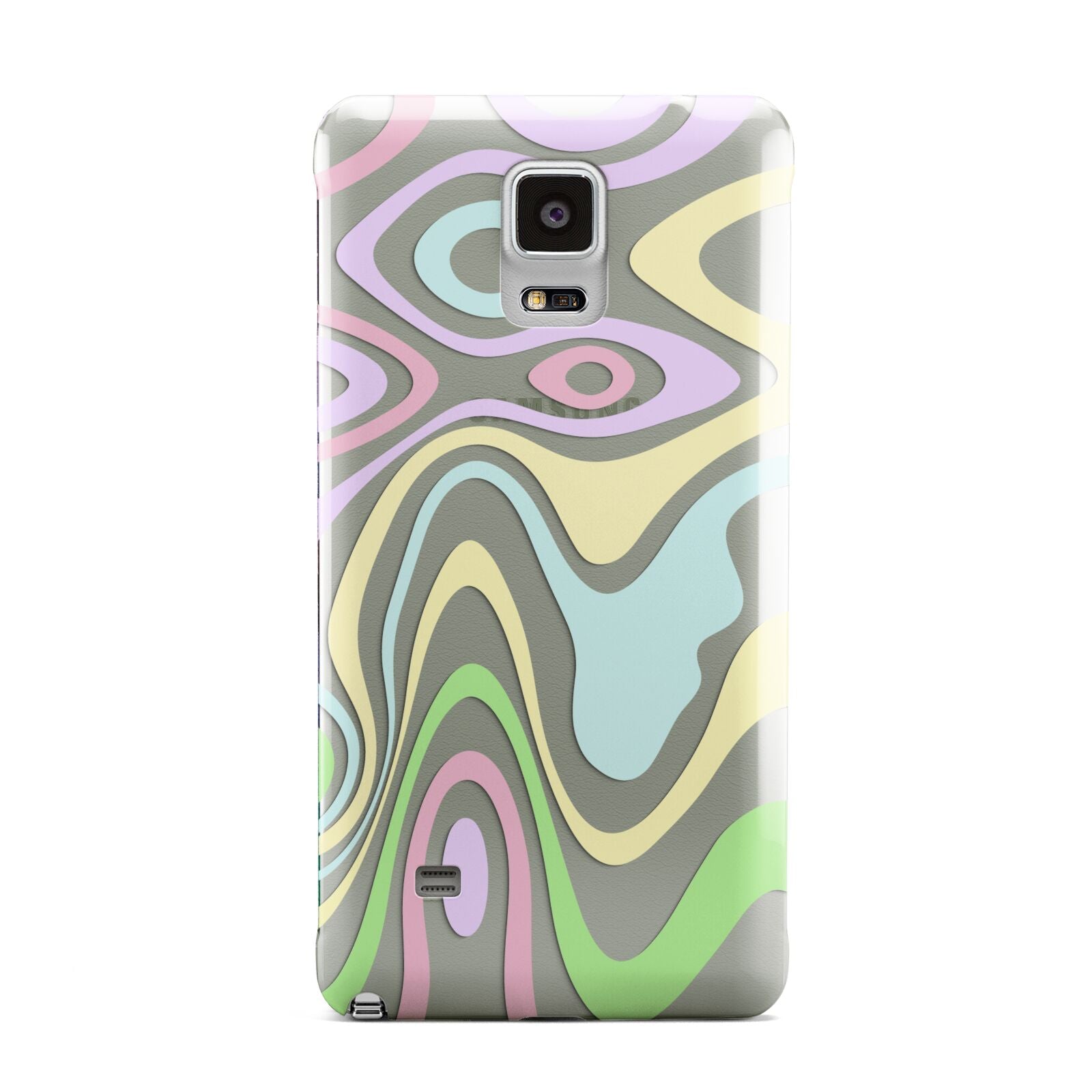 Transparent Swirl Samsung Galaxy Note 4 Case