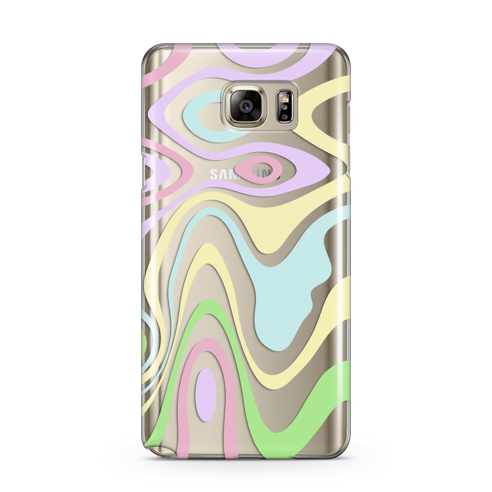 Transparent Swirl Samsung Galaxy Note 5 Case