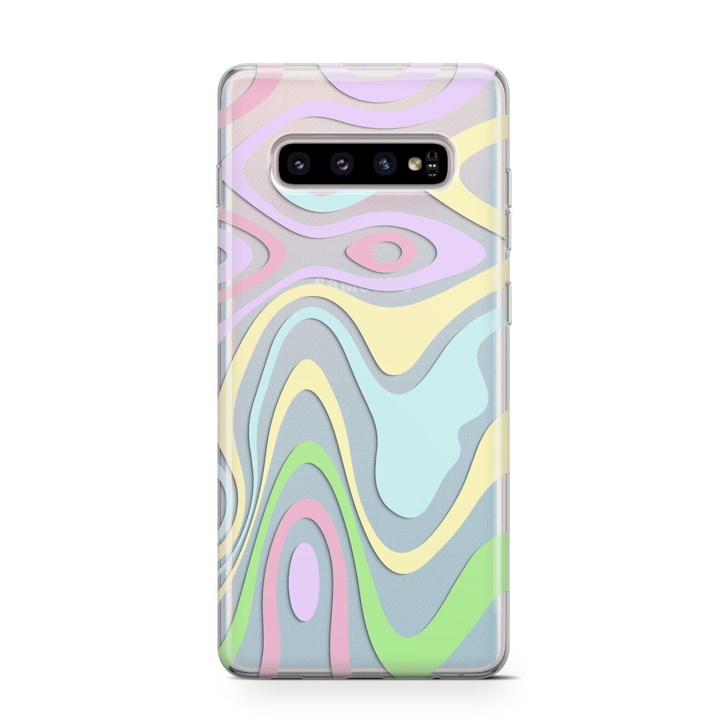 Transparent Swirl Samsung Galaxy S10 Case