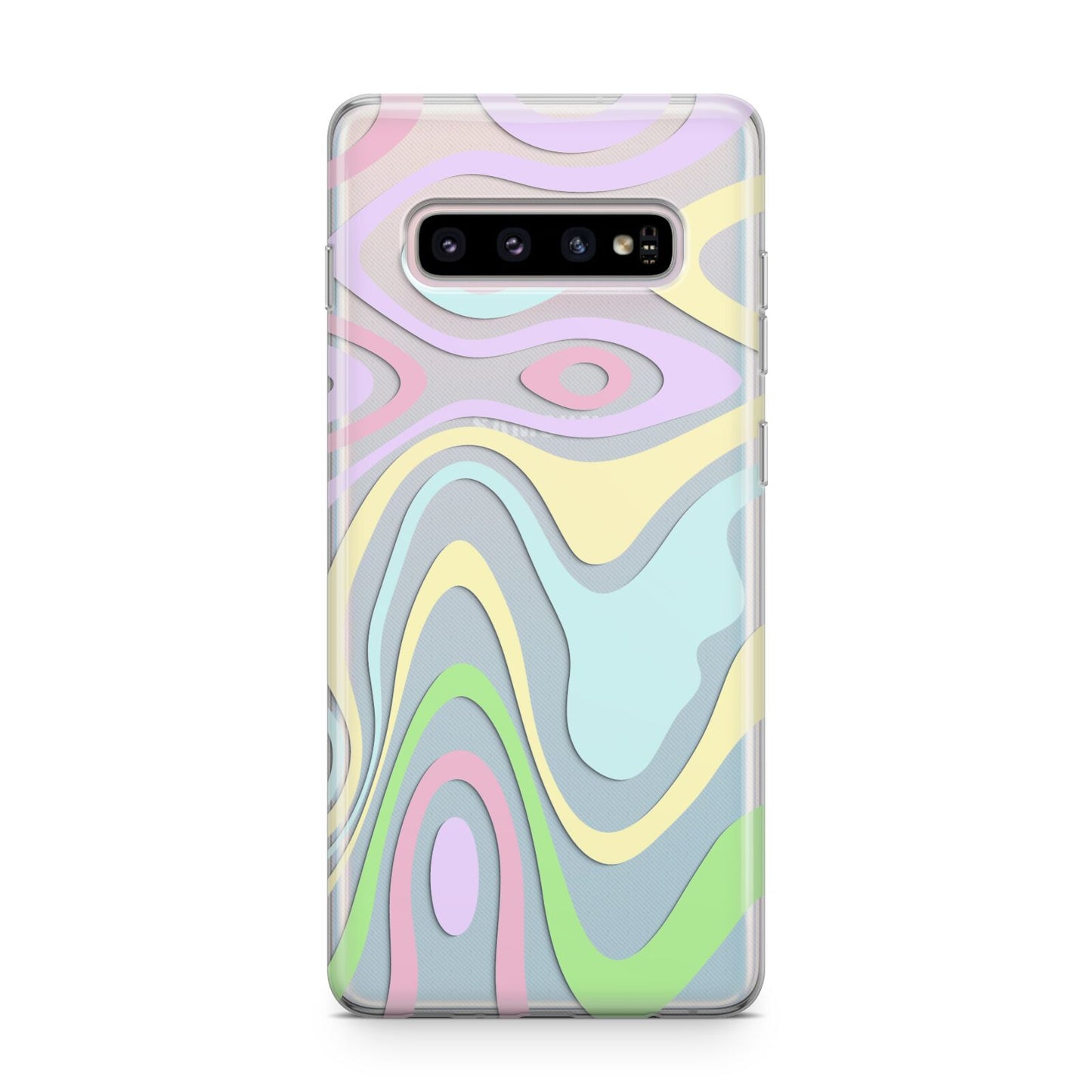 Transparent Swirl Samsung Galaxy S10 Plus Case