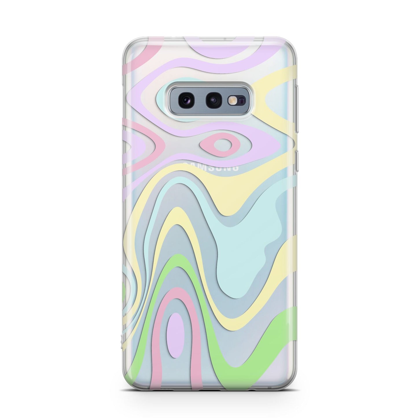 Transparent Swirl Samsung Galaxy S10E Case