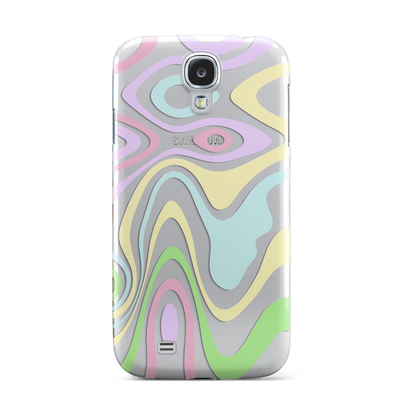 Transparent Swirl Samsung Galaxy S4 Case