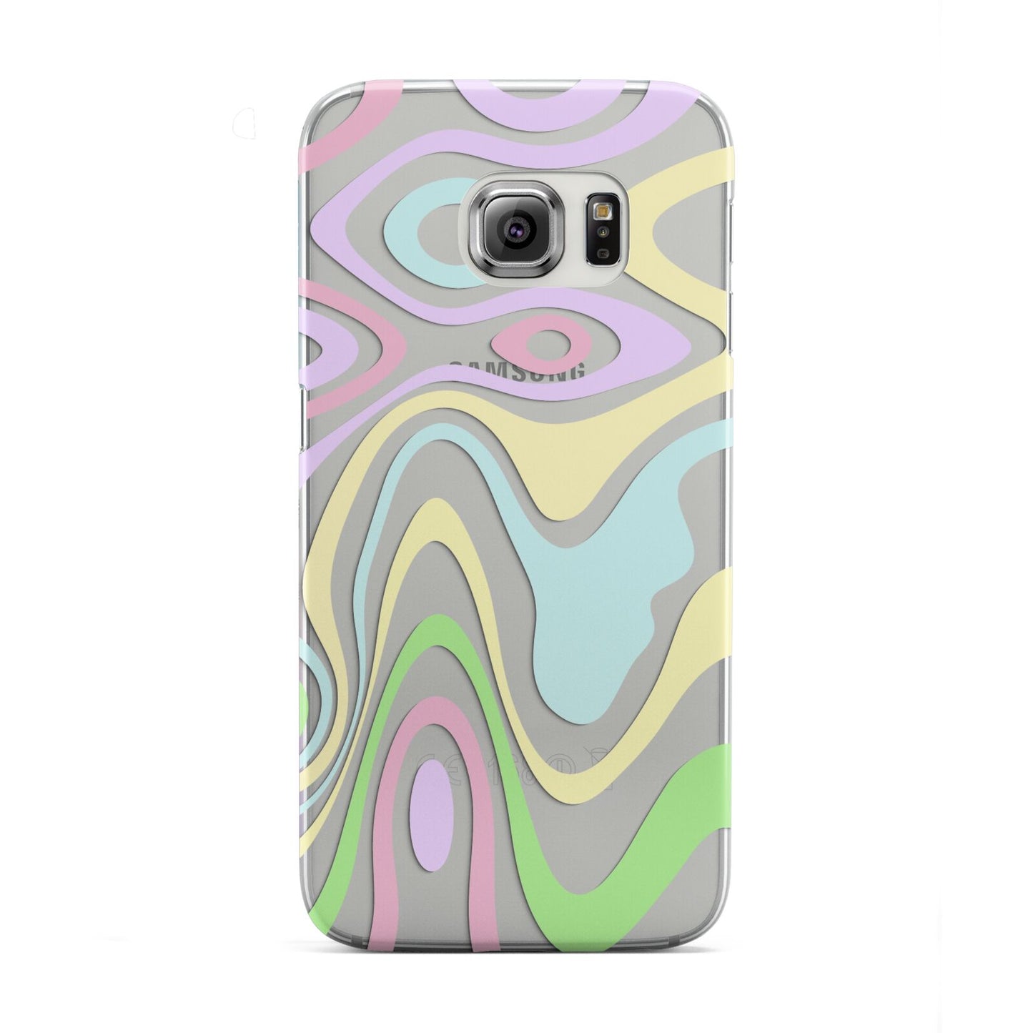 Transparent Swirl Samsung Galaxy S6 Edge Case