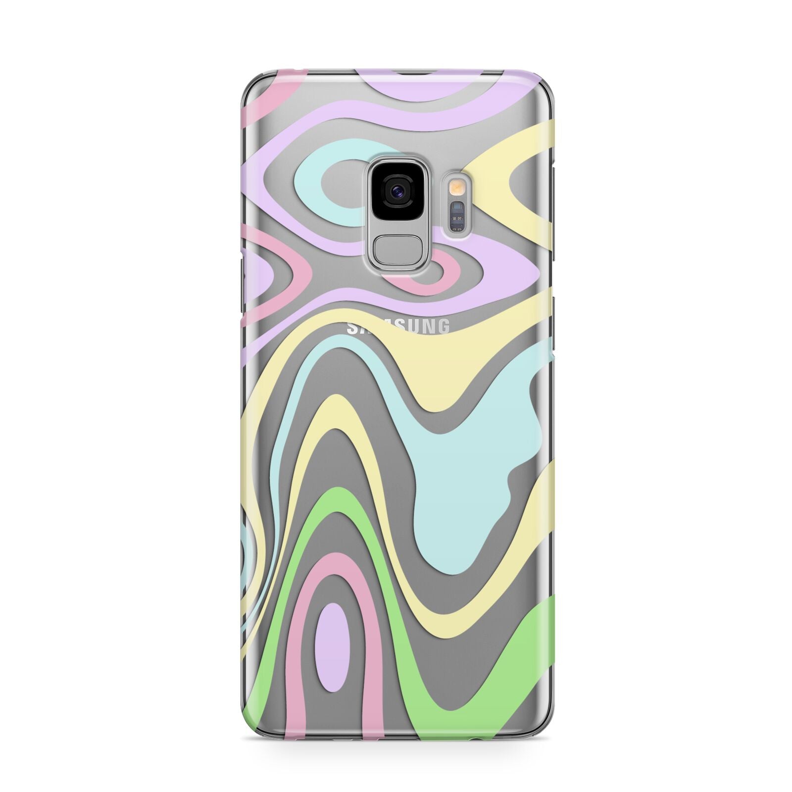 Transparent Swirl Samsung Galaxy S9 Case