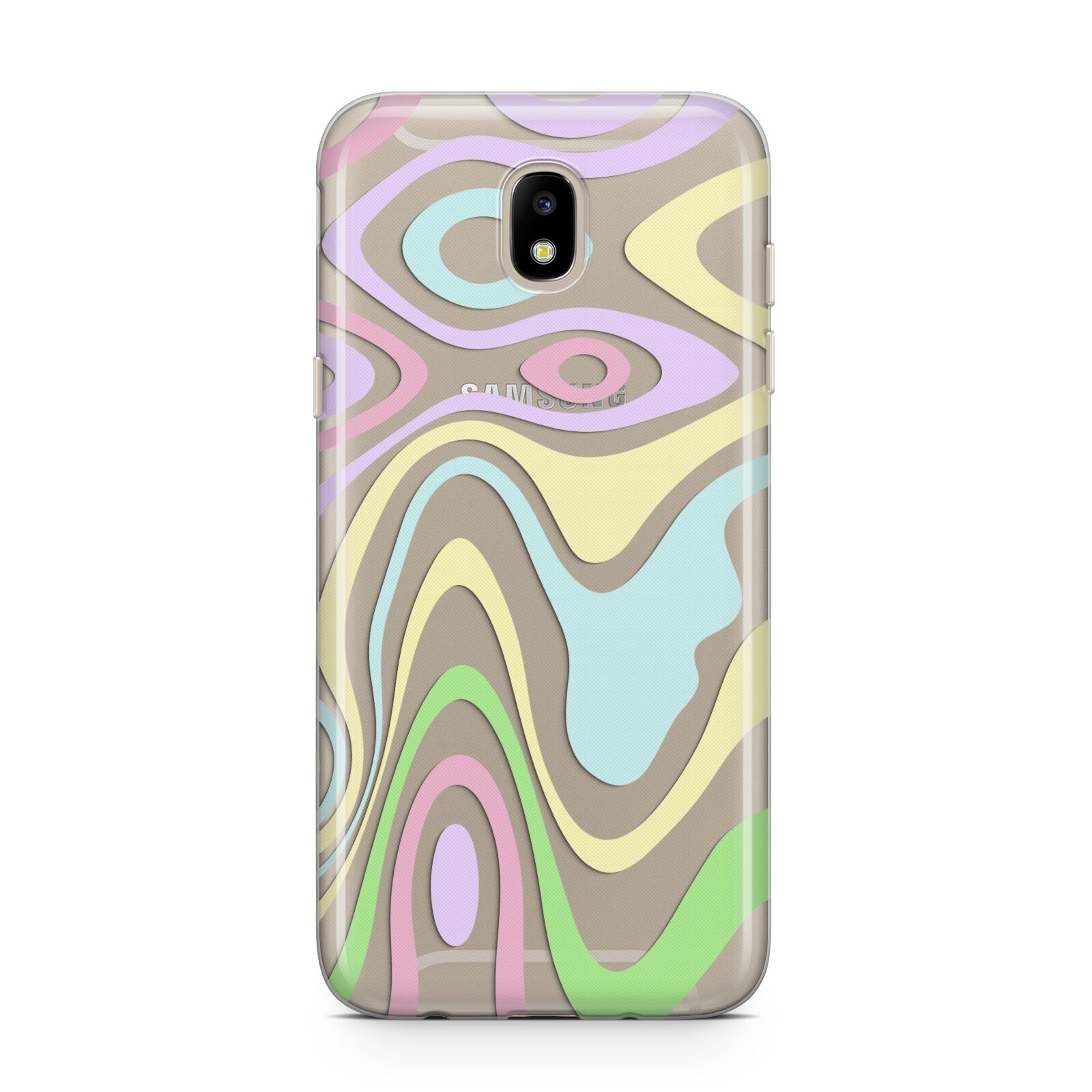 Transparent Swirl Samsung J5 2017 Case