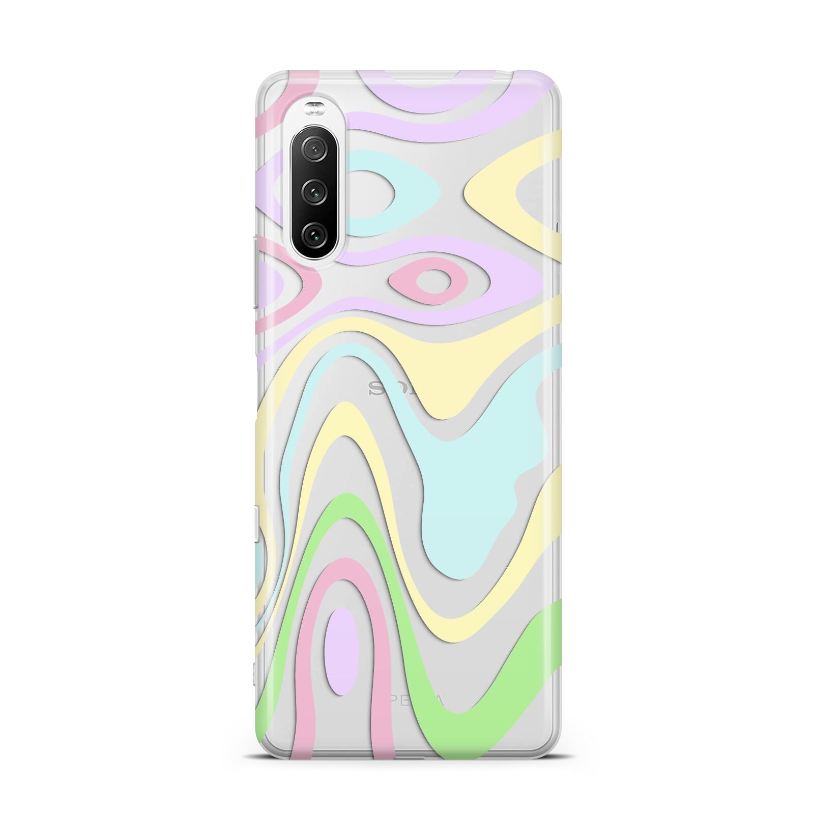 Transparent Swirl Sony Xperia 10 III Case