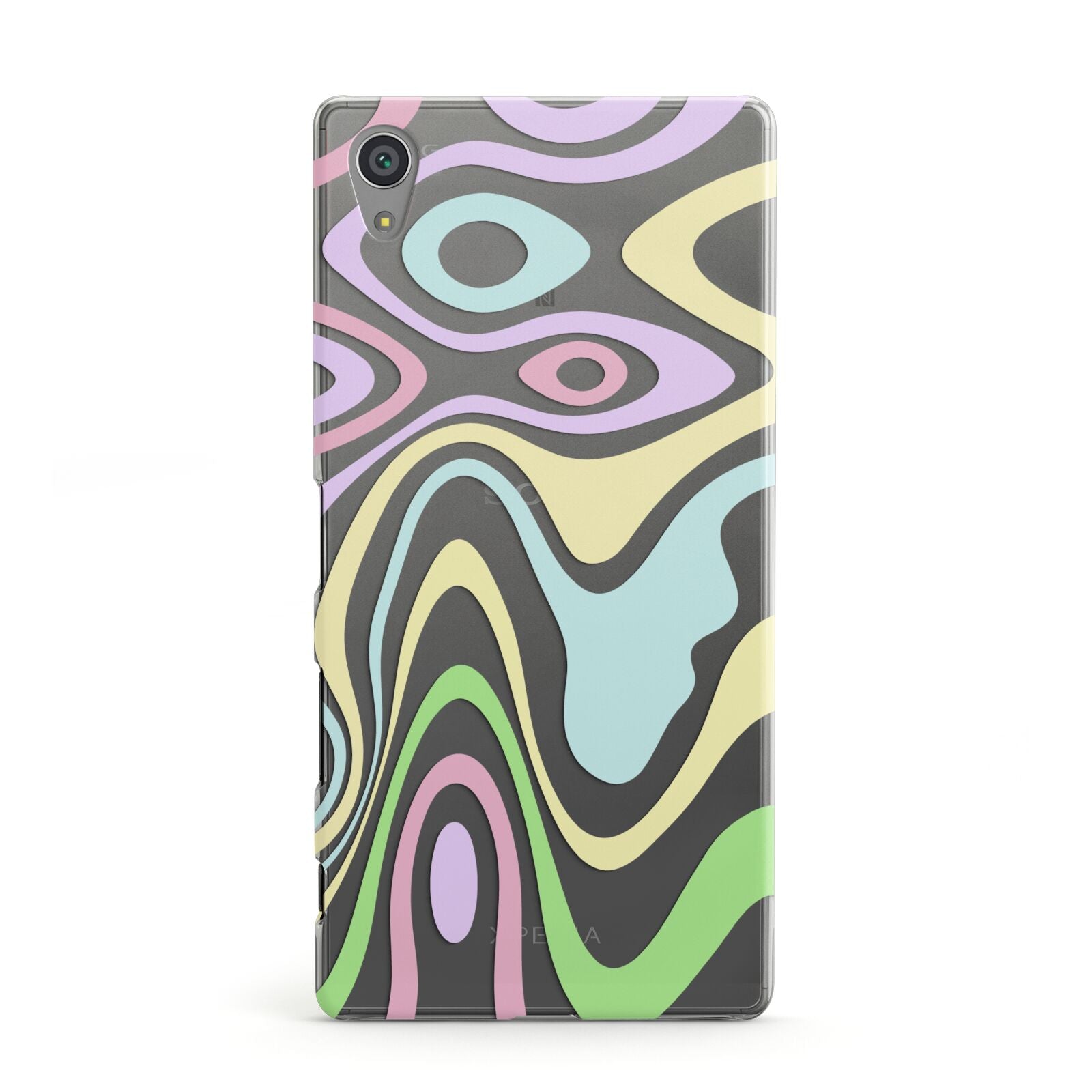 Transparent Swirl Sony Xperia Case