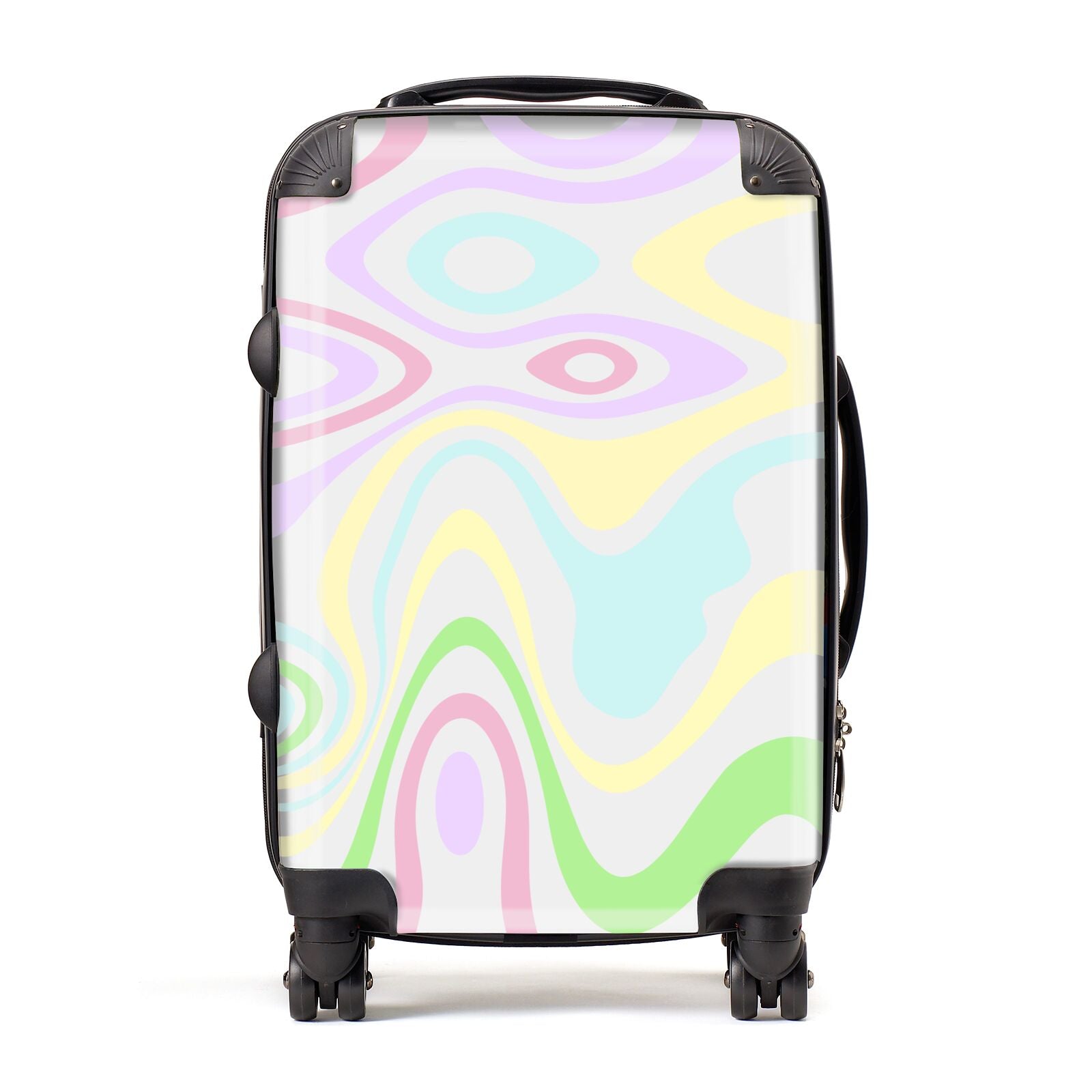 Transparent Swirl Suitcase