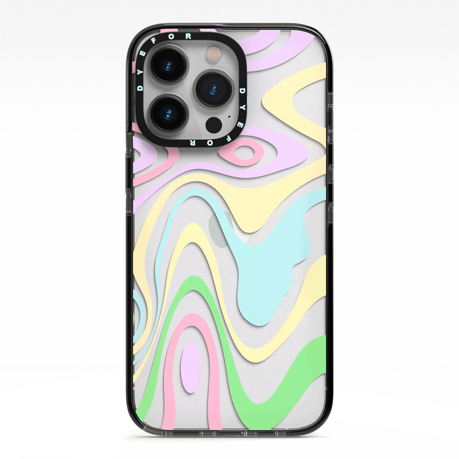 Holographic Happy Face Protective Phone Case - Fits iPhone® 12/12 Pro