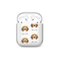 Treeing Walker Coonhound Icon with Name AirPods Case