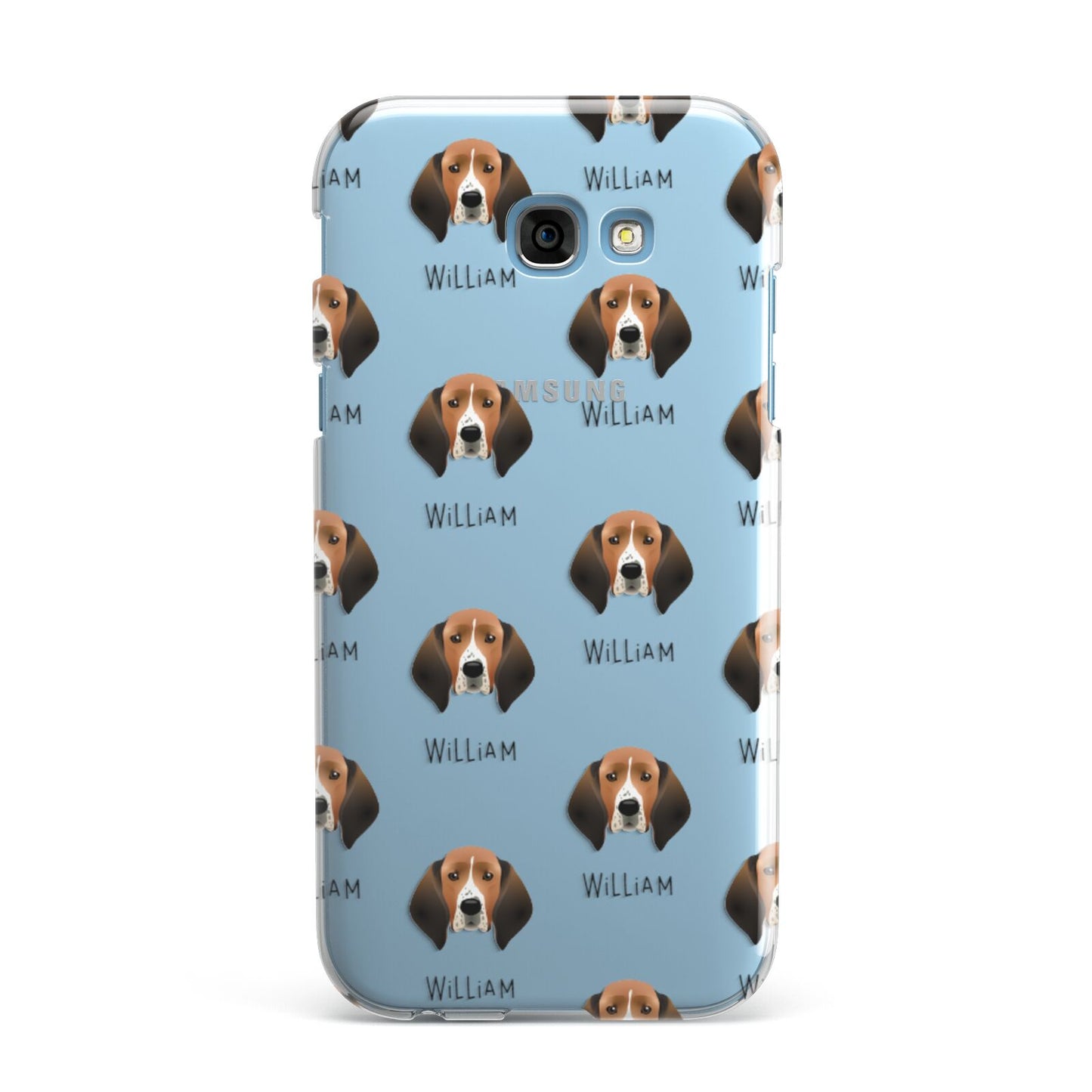 Treeing Walker Coonhound Icon with Name Samsung Galaxy A7 2017 Case