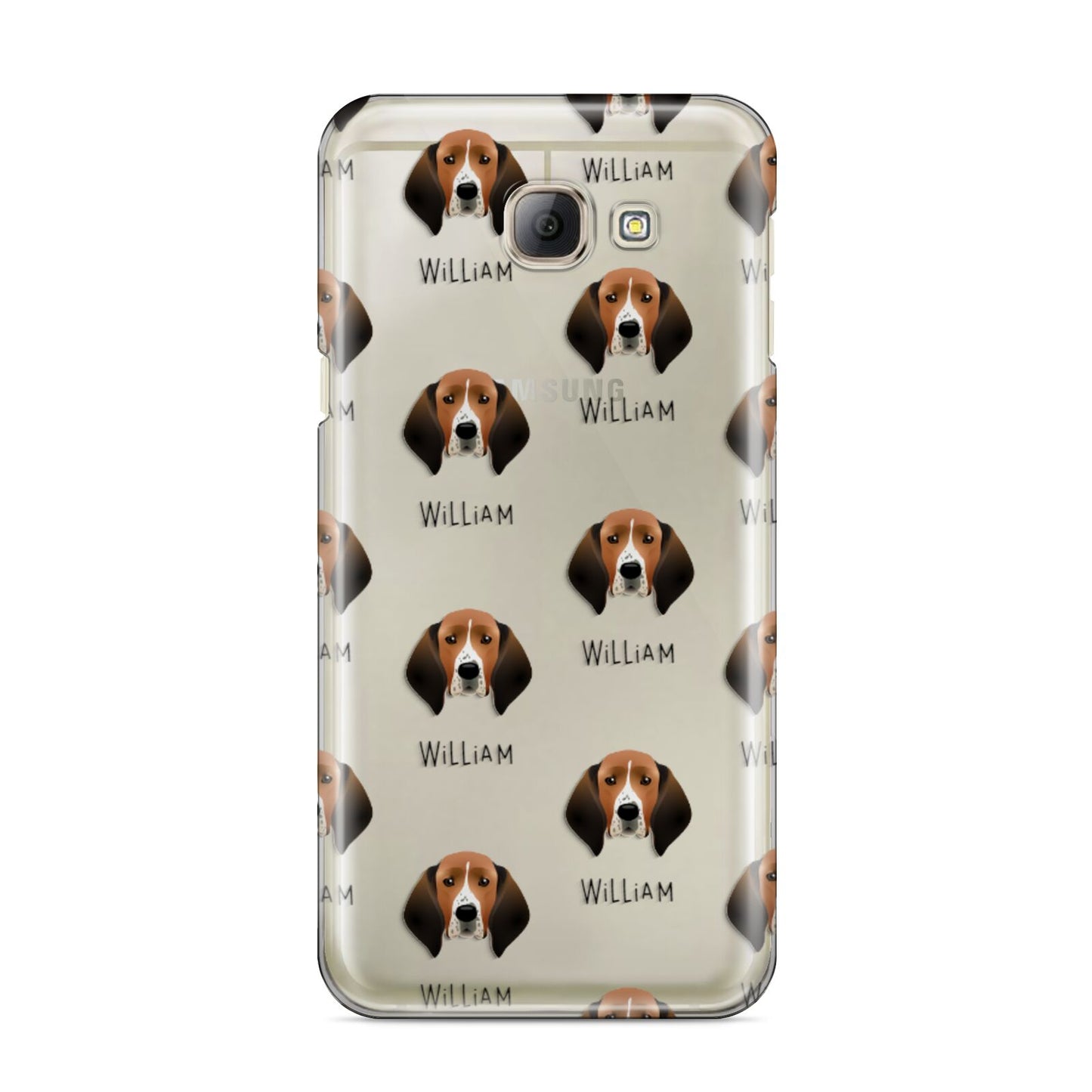 Treeing Walker Coonhound Icon with Name Samsung Galaxy A8 2016 Case