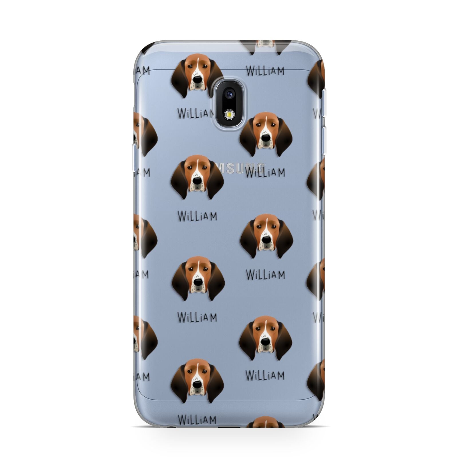 Treeing Walker Coonhound Icon with Name Samsung Galaxy J3 2017 Case