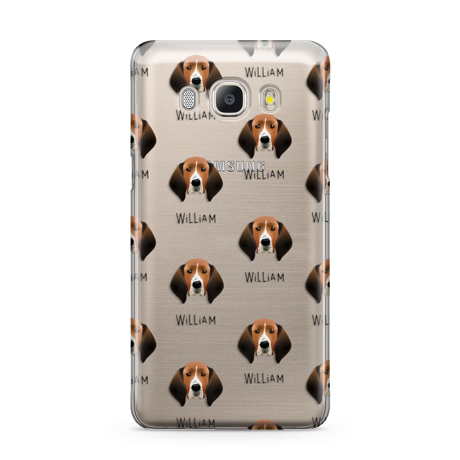 Treeing Walker Coonhound Icon with Name Samsung Galaxy J5 2016 Case