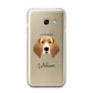 Treeing Walker Coonhound Personalised Samsung Galaxy A3 2017 Case on gold phone