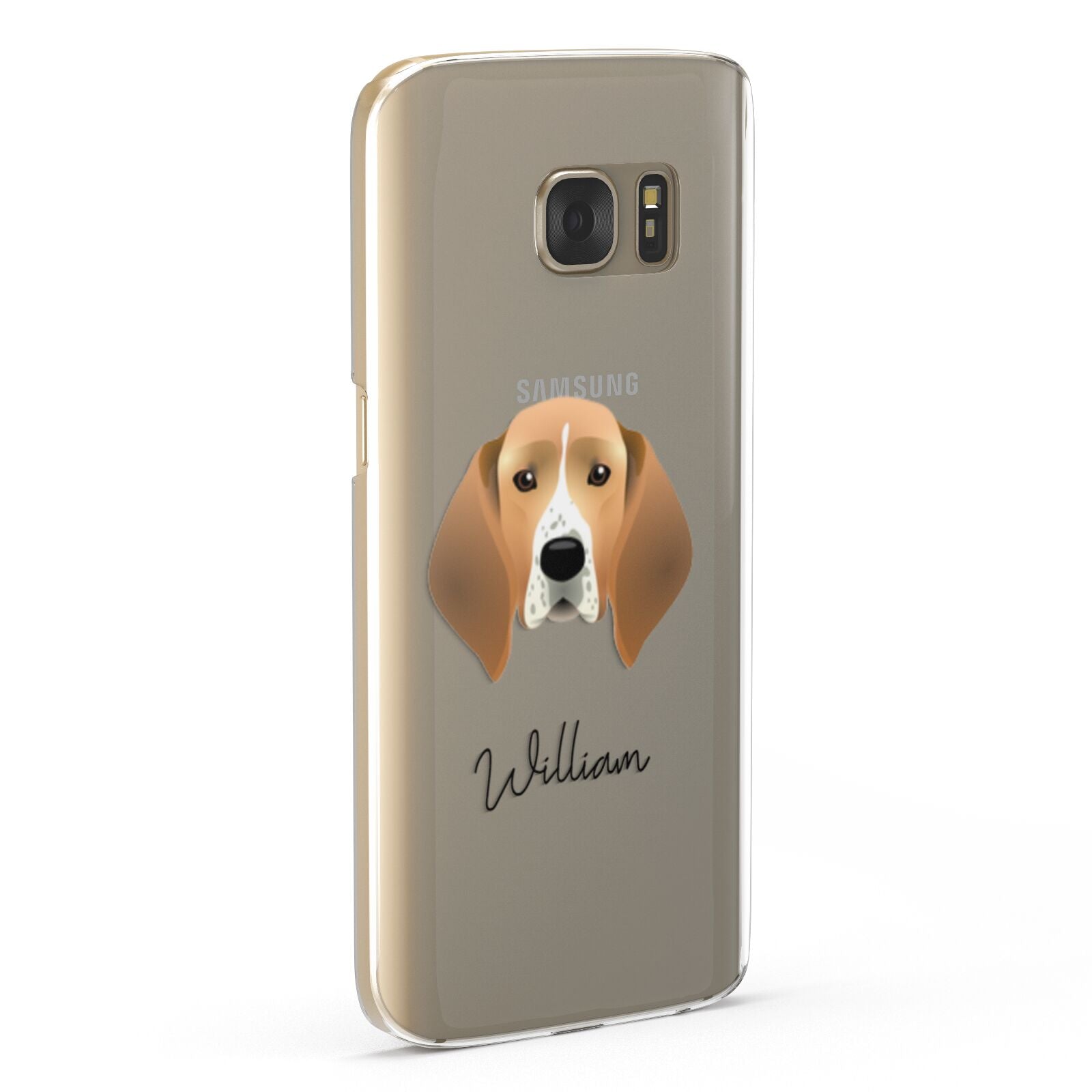 Treeing Walker Coonhound Personalised Samsung Galaxy Case Fourty Five Degrees