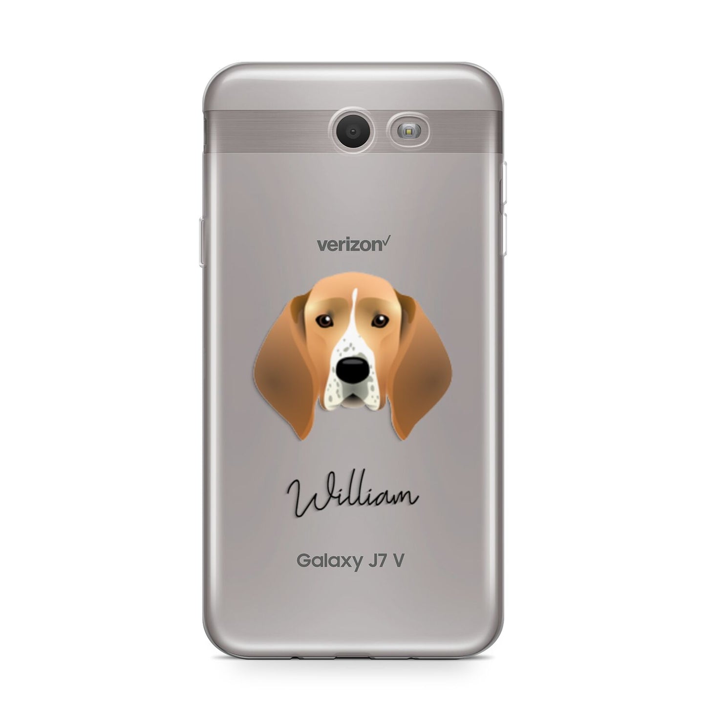 Treeing Walker Coonhound Personalised Samsung Galaxy J7 2017 Case