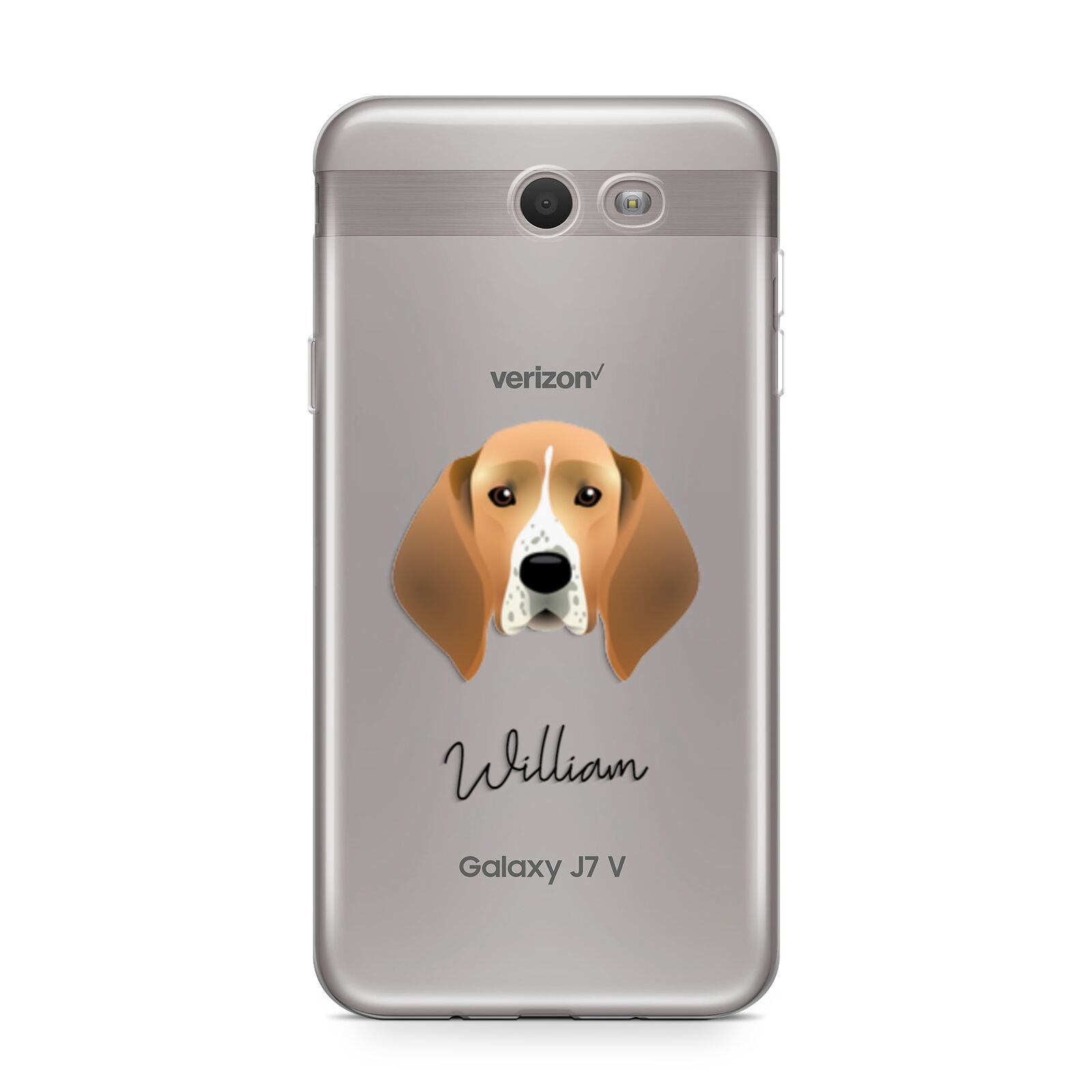 Treeing Walker Coonhound Personalised Samsung Galaxy J7 2017 Case