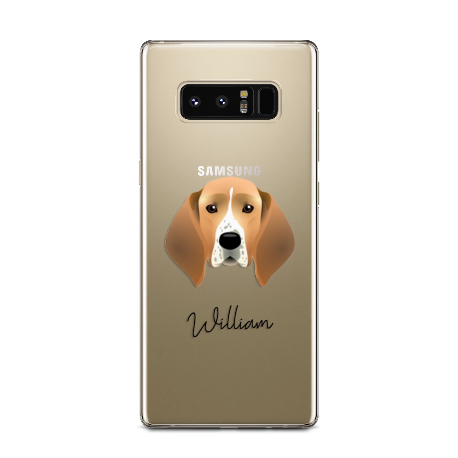 Treeing Walker Coonhound Personalised Samsung Galaxy Note 8 Case