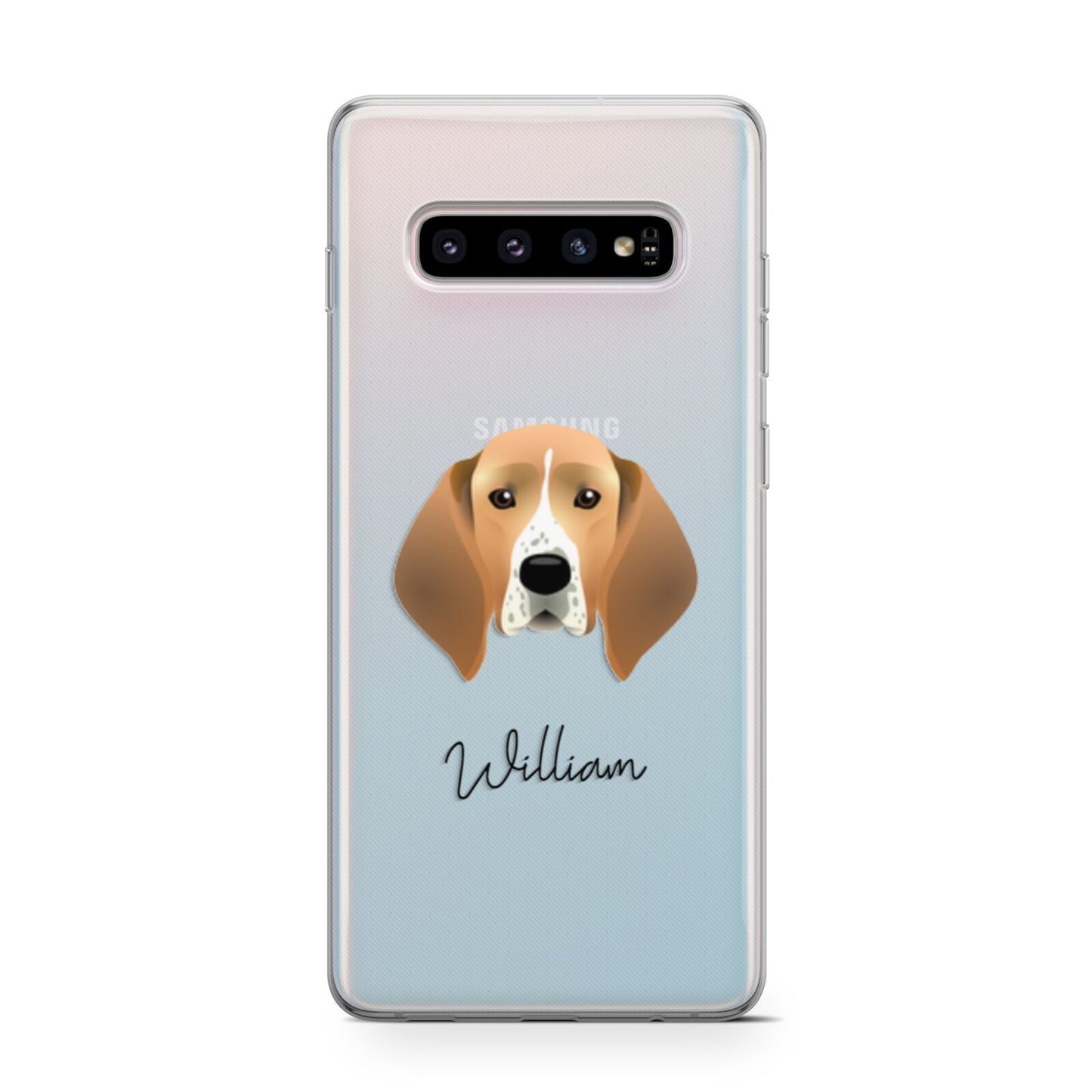 Treeing Walker Coonhound Personalised Samsung Galaxy S10 Case