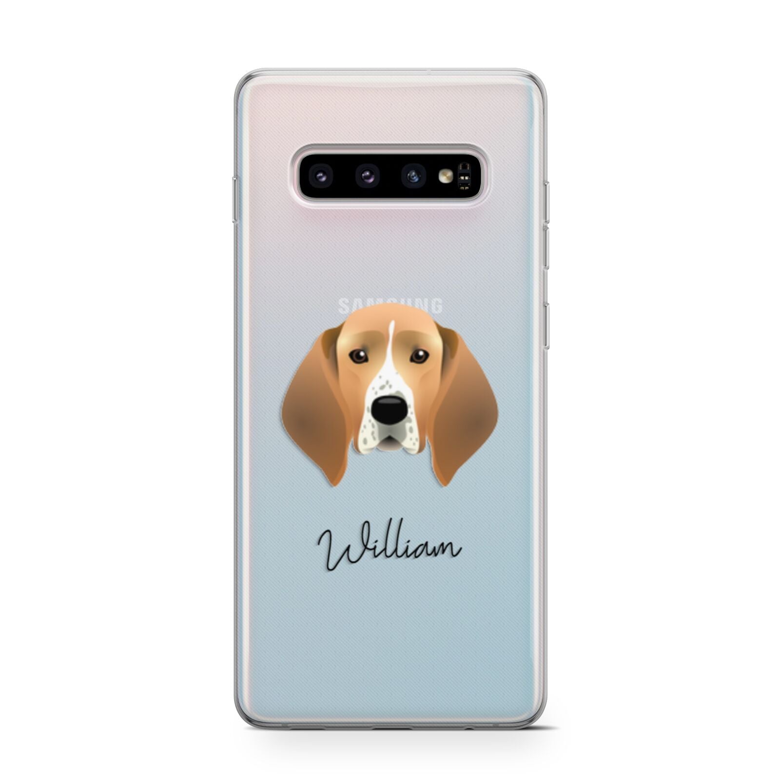 Treeing Walker Coonhound Personalised Samsung Galaxy S10 Case
