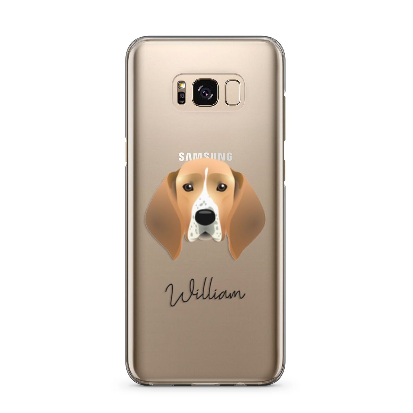 Treeing Walker Coonhound Personalised Samsung Galaxy S8 Plus Case