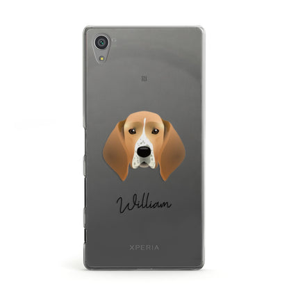 Treeing Walker Coonhound Personalised Sony Xperia Case